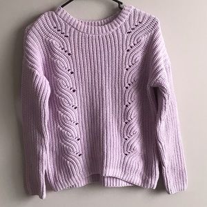 Lavender GAP sweater